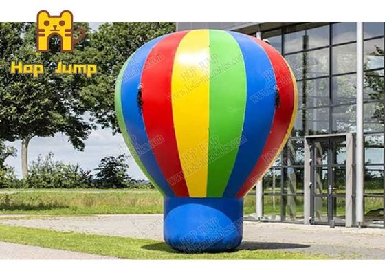 इंद्रधनुष आउटडोर गुब्बारे विज्ञापन Inflatables ग्राउंड स्वनिर्धारित लोगो