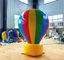 इंद्रधनुष आउटडोर गुब्बारे विज्ञापन Inflatables ग्राउंड स्वनिर्धारित लोगो